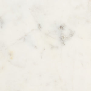 Safavieh Tahseen Parquet Nightstand - Luxurious Acacia Wood Design With Faux Marble Top And Gold Accents White Wash/White/ Brass NST9004C