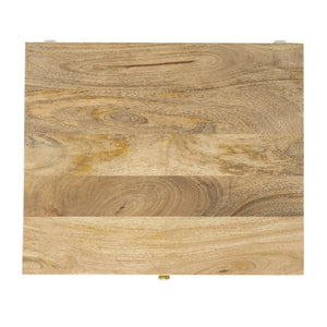 Safavieh Bahiti Modern Textured Nightstand With Solid Mango Wood And Black Base - Versatile Storage Solution NST9008A