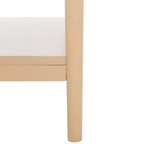 Safavieh Boden Classic One-Drawer Nightstand - Timeless Charm, Practical Storage & Coastal-Inspired Design White Wash NST9202A