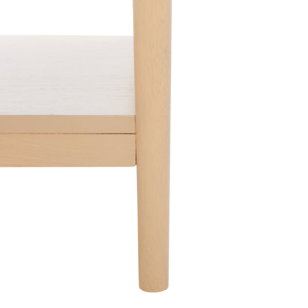 Safavieh Boden Classic One-Drawer Nightstand - Timeless Charm, Practical Storage & Coastal-Inspired Design White Wash NST9202A