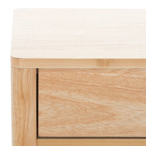 Safavieh Boden Classic One-Drawer Nightstand - Timeless Charm, Practical Storage & Coastal-Inspired Design Natural NST9202B