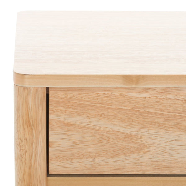Safavieh Boden Classic One-Drawer Nightstand - Timeless Charm, Practical Storage & Coastal-Inspired Design Natural NST9202B