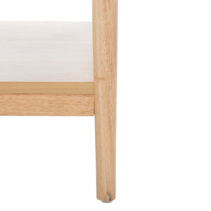 Safavieh Boden Classic One-Drawer Nightstand - Timeless Charm, Practical Storage & Coastal-Inspired Design Natural NST9202B