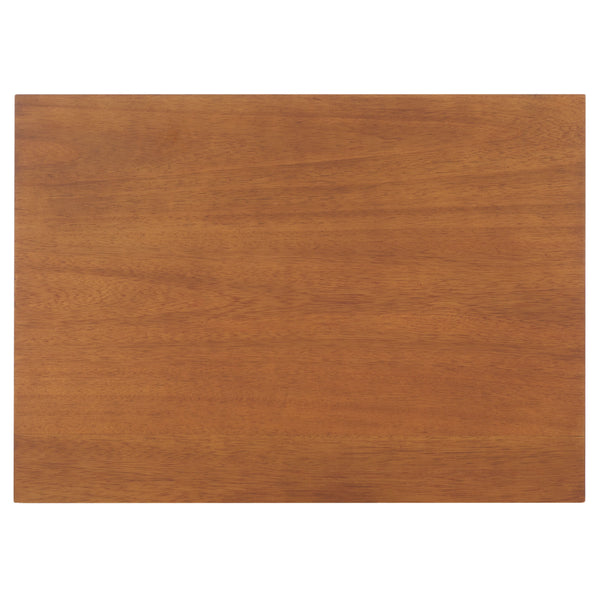 Safavieh Rodney Stylish 2 Drawer Nightstand - Modern Design For Your Bedroom, Durable Metal & Wood Build Walnut Metal,Rubberwood,Mdf,Plywood,Veneer Nst9204d