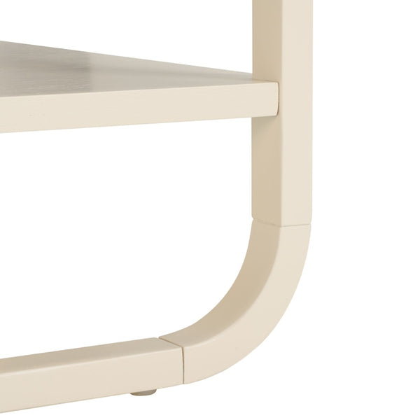 Safavieh Yunis Chic Nightstand With 1 Drawer And Open Shelf, Solid Wood & Woven Rattan, Modern Coastal Style White / Natural Rattan NST9205B