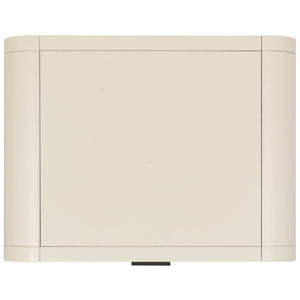 Safavieh Yunis Chic Nightstand With 1 Drawer And Open Shelf, Solid Wood & Woven Rattan, Modern Coastal Style White / Natural Rattan NST9205B