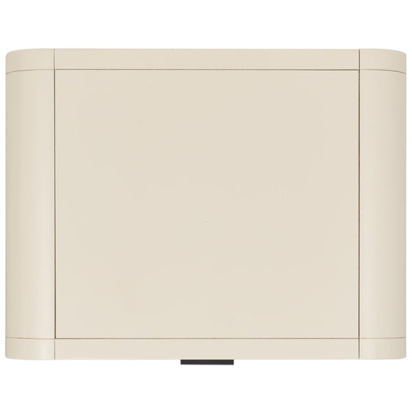 Safavieh Yunis Chic Nightstand With 1 Drawer And Open Shelf, Solid Wood & Woven Rattan, Modern Coastal Style White / Natural Rattan NST9205B