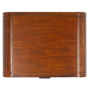 Safavieh Yunis Chic Nightstand With 1 Drawer And Open Shelf, Solid Wood & Woven Rattan, Modern Coastal Style Walnut / Natural Rattan NST9205C