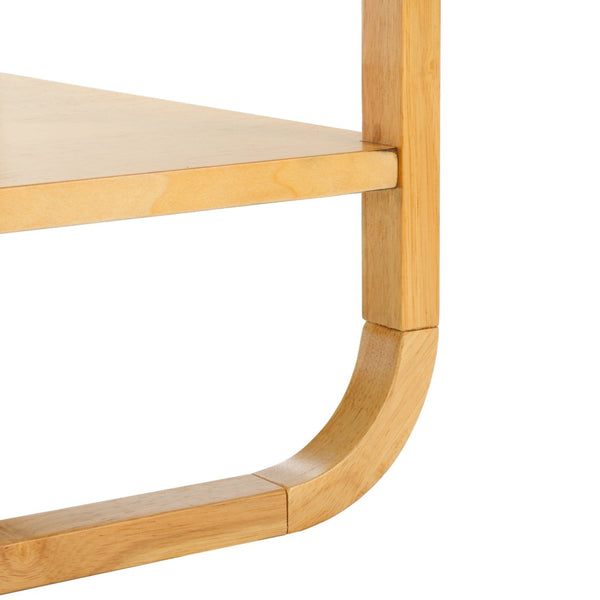 Safavieh Yunis Chic Nightstand With 1 Drawer And Open Shelf, Solid Wood & Woven Rattan, Modern Coastal Style Natural / Natural Rattan NST9205D