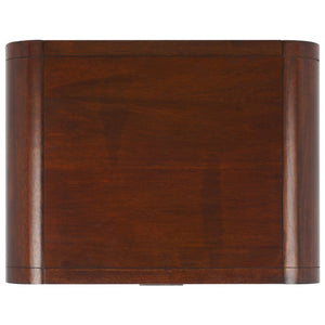 Safavieh Yates Chic 1 Drawer Nightstand With Open Shelf – Modern Storage Solution For Stylish Bedrooms Walnut / Natural Rattan NST9206C