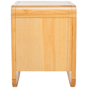 Safavieh Yates Chic 1 Drawer Nightstand With Open Shelf – Modern Storage Solution For Stylish Bedrooms Natural / Natural Rattan NST9206D