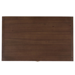 Safavieh Large Sadie Metal and Wood Nightstand with Drawer and Open Shelf for Modern Bedrooms Brown NST9208C