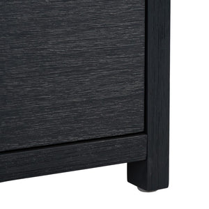 Safavieh Sadie Three Drawer Nightstand Bold Bedside Storage for Contemporary Bedroom Suites Navy NST9209A