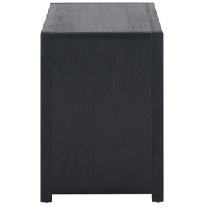 Safavieh Sadie Three Drawer Nightstand Bold Bedside Storage for Contemporary Bedroom Suites Navy NST9209A