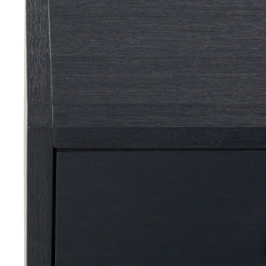 Safavieh Sadie Three Drawer Nightstand Bold Bedside Storage for Contemporary Bedroom Suites Navy NST9209A