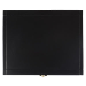 Safavieh Sadie Three Drawer Nightstand Bold Bedside Storage for Contemporary Bedroom Suites Black NST9209C