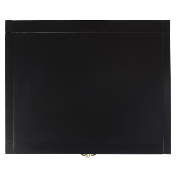Safavieh Sadie Three Drawer Nightstand Bold Bedside Storage for Contemporary Bedroom Suites Black NST9209C