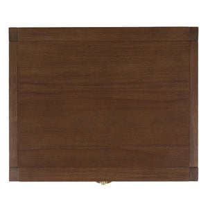 Safavieh Sadie Three Drawer Nightstand Bold Bedside Storage for Contemporary Bedroom Suites Chocolate NST9209D