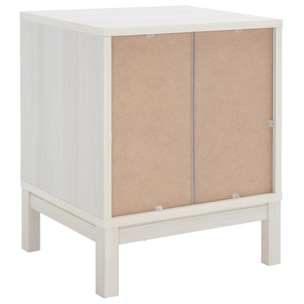 Safavieh Galio Vintage-Inspired Two-Drawer Nightstand With Elegant Gold Hardware And Warm Walnut Finish Bleached White / Gold NST9600C