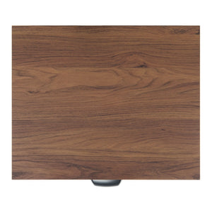 Safavieh Irelia 2 Drawer Nightstand With Rattan Texture - Stylish Storage Solution For Modern Bedrooms & Living Spaces Walnut NST9602A