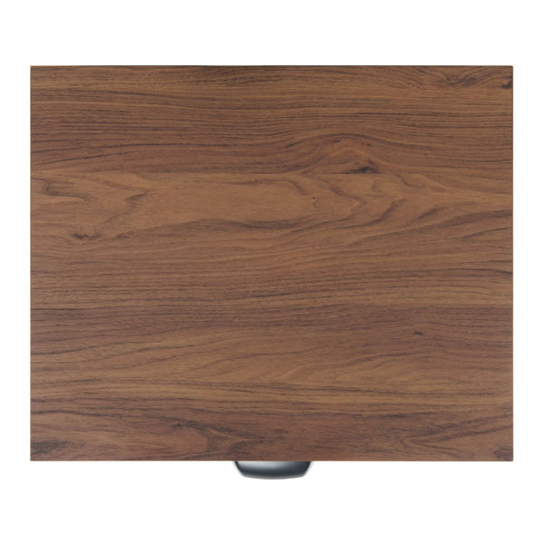 Safavieh Irelia 2 Drawer Nightstand With Rattan Texture - Stylish Storage Solution For Modern Bedrooms & Living Spaces Walnut NST9602A
