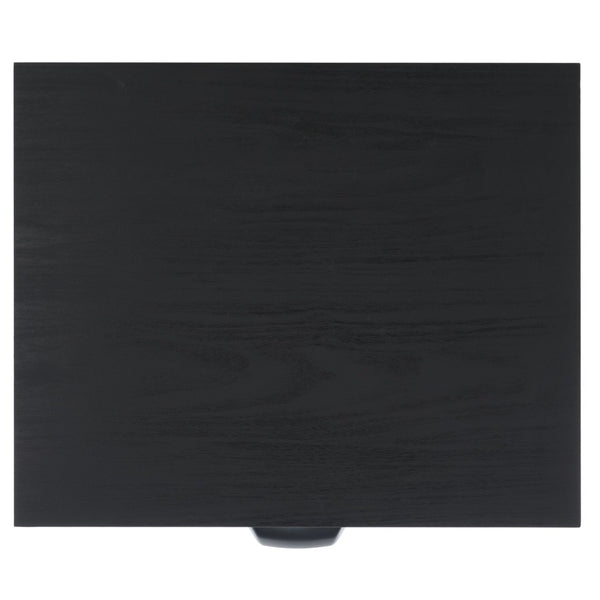 Safavieh Irelia 2 Drawer Nightstand With Rattan Texture - Stylish Storage Solution For Modern Bedrooms & Living Spaces Black NST9602B