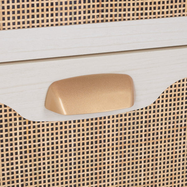 Safavieh Irelia 2 Drawer Nightstand XII23 White Pb, Mdf, Rubber Wood NST9602C