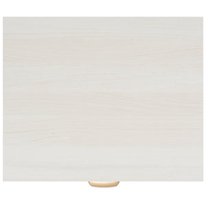 Safavieh Irelia 2 Drawer Nightstand XII23 White Pb, Mdf, Rubber Wood NST9602C