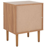 Safavieh Irelia 2 Drawer Nightstand XII23 Oak  Pb, Mdf, Rubber Wood NST9602D