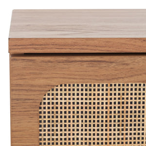 Safavieh Irelia 2 Drawer Nightstand XII23 Oak  Pb, Mdf, Rubber Wood NST9602D