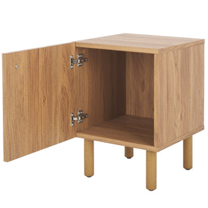 Safavieh Ophelia 1 Door Night Stand Oak / Natural NST9603D