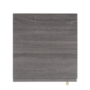 Safavieh Ophelia 1 Door Night Stand Distressed Black / Natural Wood NST9603E