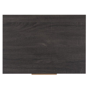 Safavieh Lylia 2-Drawer Nightstand - Contemporary Walnut Finish With Sleek Metal Accents For Modern Bedrooms Distressed Black / Gold Legs / Gold Handle NST9605E
