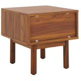 Safavieh Aino 1 Drawer Nightstand Walnut NST9606A