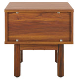 Safavieh Aino 1 Drawer Nightstand Walnut NST9606A