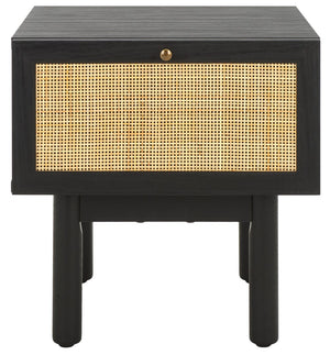 Safavieh Aino 1 Drawer Nightstand Black NST9606B