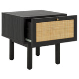 Safavieh Aino 1 Drawer Nightstand Black NST9606B