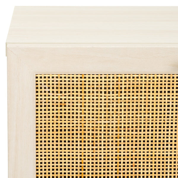 Safavieh Aino 1 Drawer Nightstand White 15.4" x 16.2" x 15.7"