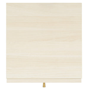 Safavieh Aino 1 Drawer Nightstand White 15.4" x 16.2" x 15.7"