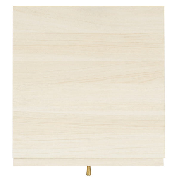 Safavieh Aino 1 Drawer Nightstand White 15.4" x 16.2" x 15.7"