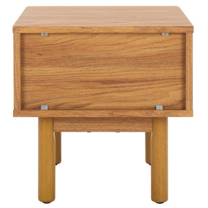 Safavieh Aino 1 Drawer Nightstand Oak 15.4" x 16.2" x 15.7"