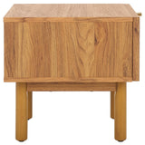 Safavieh Aino 1 Drawer Nightstand Oak 15.4" x 16.2" x 15.7"