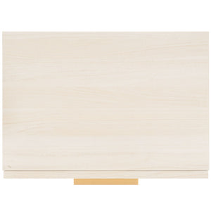 Safavieh Axelle Modern 2 Drawer Nightstand - Stylish Walnut Finish With Sleek Metal Legs For Bedroom Elegance Bleached White / Gold Legs / Gold Handle NST9608C