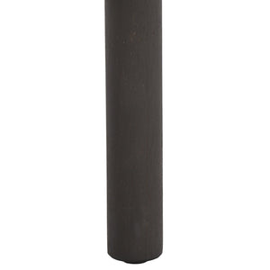 Safavieh Tealla Mid-Century Tambour Door Nightstand With Stylish Gold Hardware And Ample Storage Solutions Distressed Black / Gold NST9610E