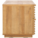 Safavieh Averi 2 Drawer Nightstand Rustic Oak 27.6" x 18.4" x 8.1"