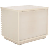 Safavieh Averi 2 Drawer Nightstand White Wash 27.6" x 18.4" x 8.1"