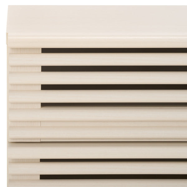 Safavieh Averi 2 Drawer Nightstand White Wash 27.6" x 18.4" x 8.1"