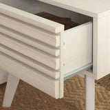 Safavieh Esma 1 Drawer Nightstand White 17.7" x 15.2" x 19.4"