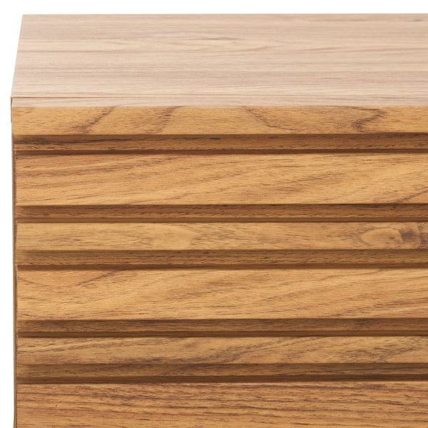 Safavieh Esma 1 Drawer Nightstand Oak 17.7" x 15.2" x 19.4"