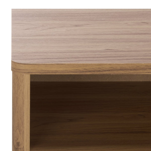 Safavieh Prinpop Nightstand With Drawer & Shelf - Modern Oak Finish For Stylish Bedroom Storage Solutions NST9614A